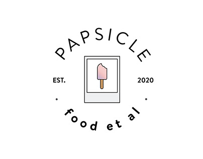 Papsicle : Logo for an instagram food blog
