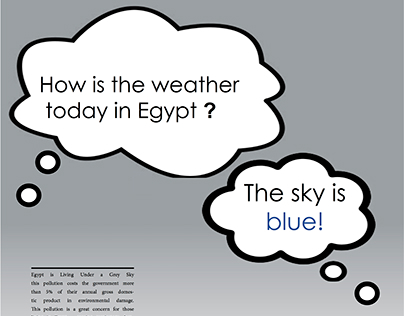 Egypt Grey sky