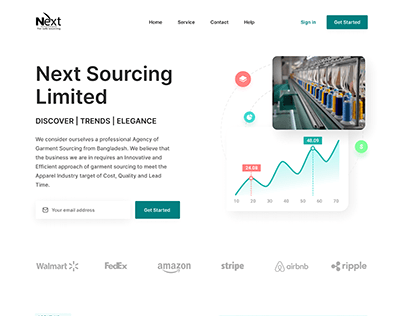 Project thumbnail - NEXT SOURCING LIMITED B2B BUSSIENSS WEBSITE DEISGN