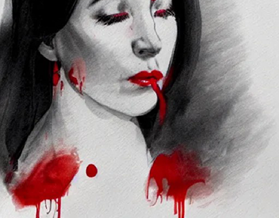 Blood/Female Portrait