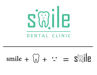 visual identity of dental clinic - smile