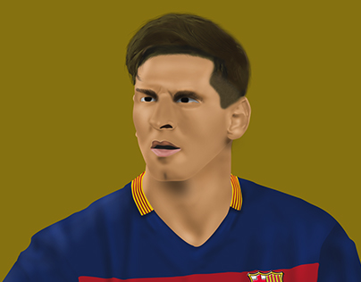 Leo Messi Digital Painting