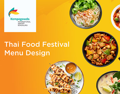 Kempegowda (BIAL) - Menu Design for Thai Food Festival