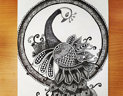 Mandala Art of Peacock 🦚❤️