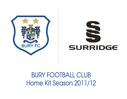 Bury FC - Playing Kit Design