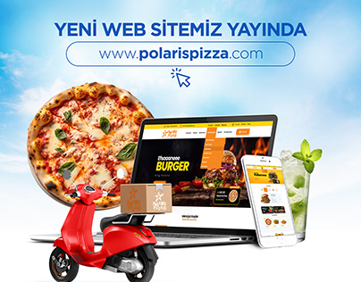 Polaris Pizza İçin Yaptığımız Web Tasarımı