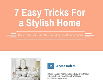 7 Easy Tricks For a Stylish Home