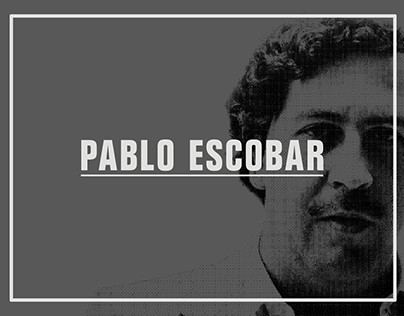 Graphisme d'information - Pablo Escobar