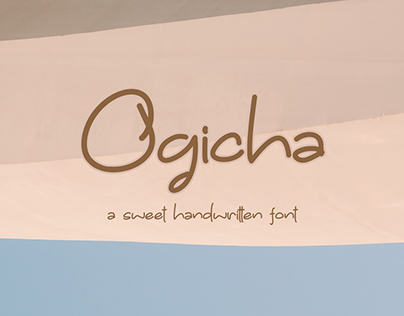 Ogicha - a Sweet Handwritten Font