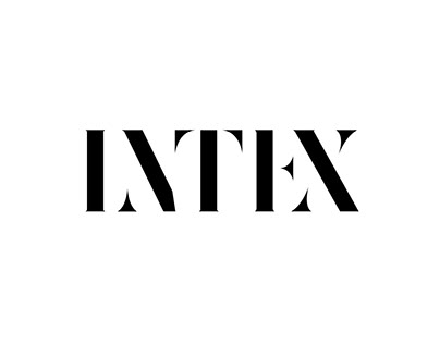 Logo design for a textile company INTEX.