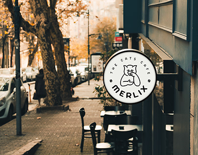 Merlix | The Cat Cafe | Logo & Branding Design for Cafe