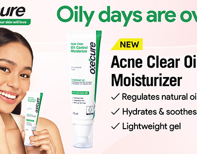 Oxecure Acne Clear Oil Moisturizer Product Launch
