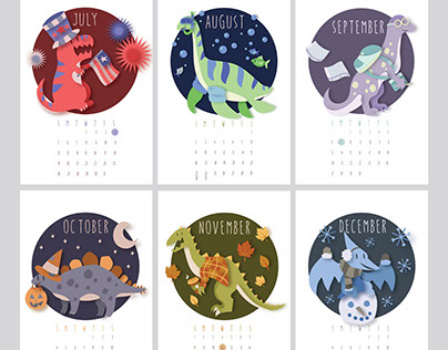2015 Dinosaur Calendar