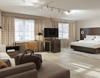 Residence Inn Room Design & Visualization