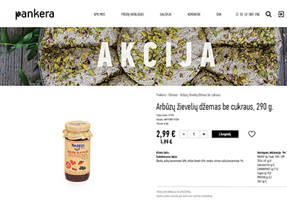 Pankera web page/shop