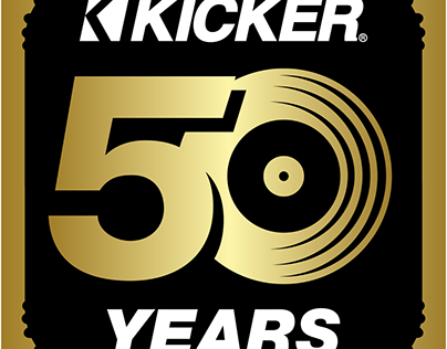 KICKER Car Audio 50th Anniversary Logo