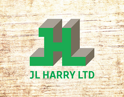 JLH Logo design following golden ration