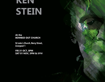 Frankenstein poster - theatre in Bombed Out Church