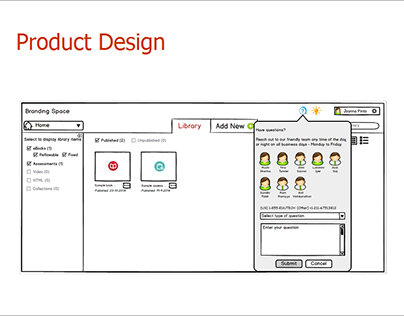 eBooks Publisher Platform - UI/UX Design (Wireframes)