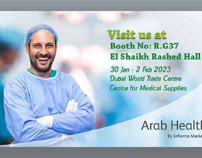 Arab Health invitation ( Centra for Medical Supplies )