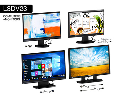 L3DV23G02 - computer monitors set