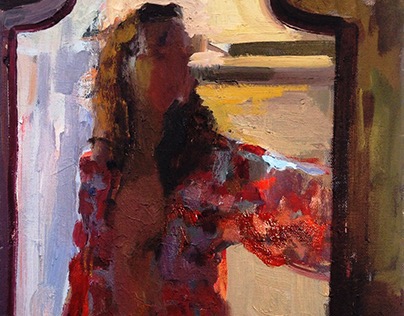 Girl with a Silk Robe