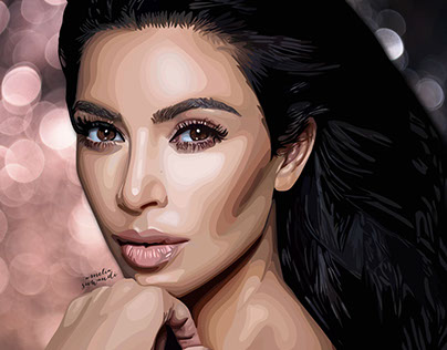 Illustration for Kim Kardashian