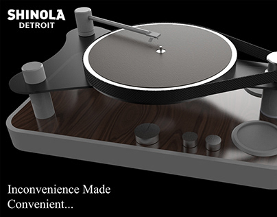 SHINOLA DETROIT Vinyl player concept