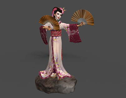 3D Project. Geisha