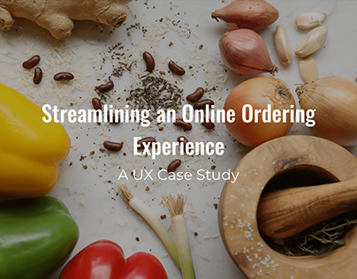 Streamlining an Online Ordering Experience