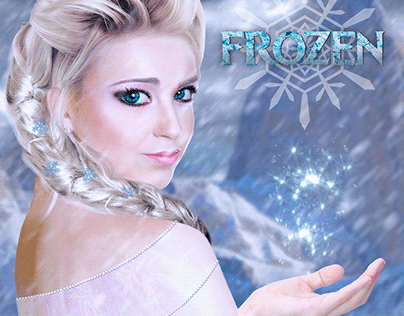 【Photoshop】エルサ/アナと雪の女王