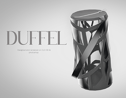 Duffel bag design (accessories design)