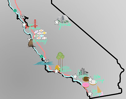 California Major City Map