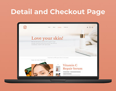 E-Commerce | Details and Checkout pages | Visual Design