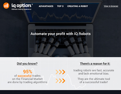 Email marketing of the binary options broker