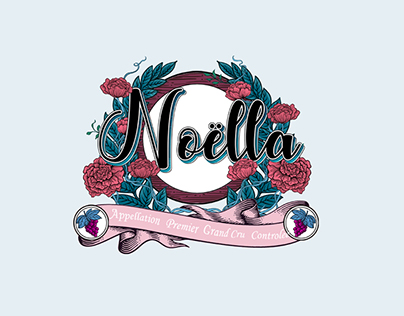 《Noëlla》白葡萄酒品牌设计