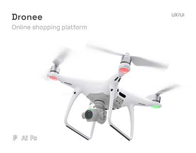 Dronee | E-commerce (UX/UI Website & Mobile)