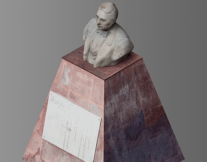 Juarez Aumentada: Busto de Benito Juarez