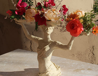 Dancer for Flowers - Sculpture