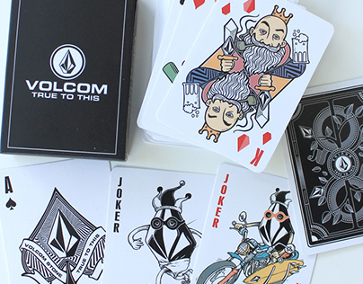 Volcom Playing Card