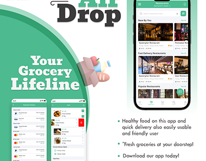 Air Drop | Grocery Shopping Mobile App