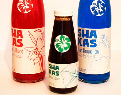 Shakas Shave Ice Syrup Packaging