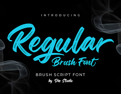 Regular Brush - Brush Script Font