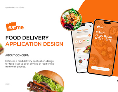 Eatme Food Delivery App Design