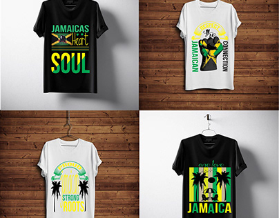 African & Jamaican T-shirt design