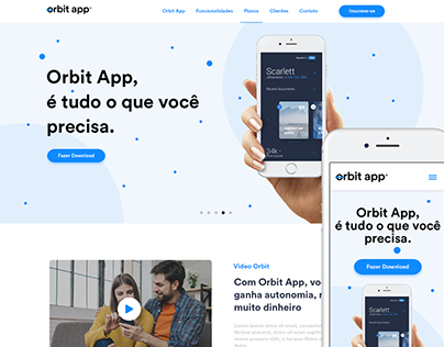 Orbit App - Landing Page