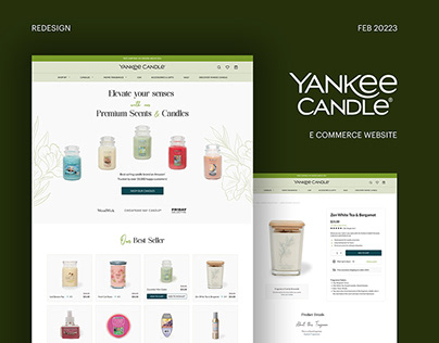 YANKEE CANDLE / E-commerce Website