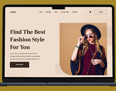 E commerce Landing page | Fashion ecommerce website