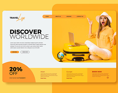 Project thumbnail - Website Landing Page ( Layouts )
