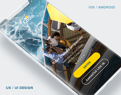 Costa App 2018 - UI/UX Design